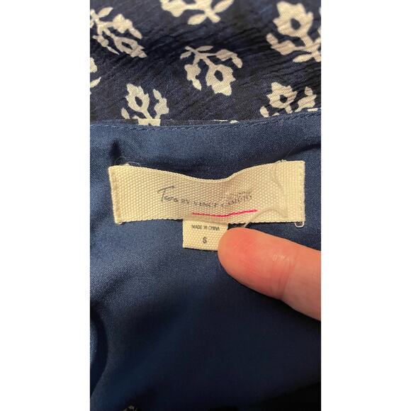 Two by Vince Camuto Blue Paisely Print Midi Slip Dress       Size: S - Picture 6 of 6